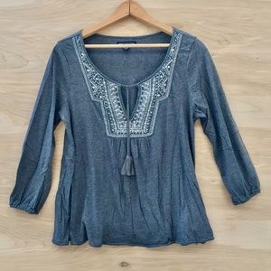 🌼3/$20!🌼 American Eagle Boho 3/4-Sleeves Top
